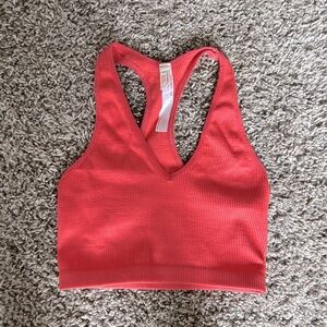 free people red tank top in xs